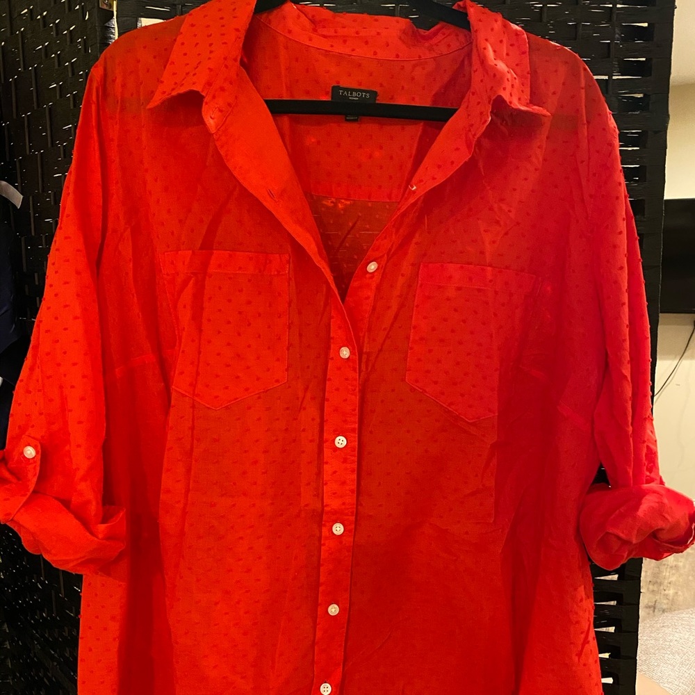 Talbots button up shirt